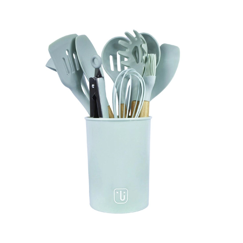 SET 12 UTENSILIOS DE COCINA SILICONA CALIPSO SIMPLIT - 1
