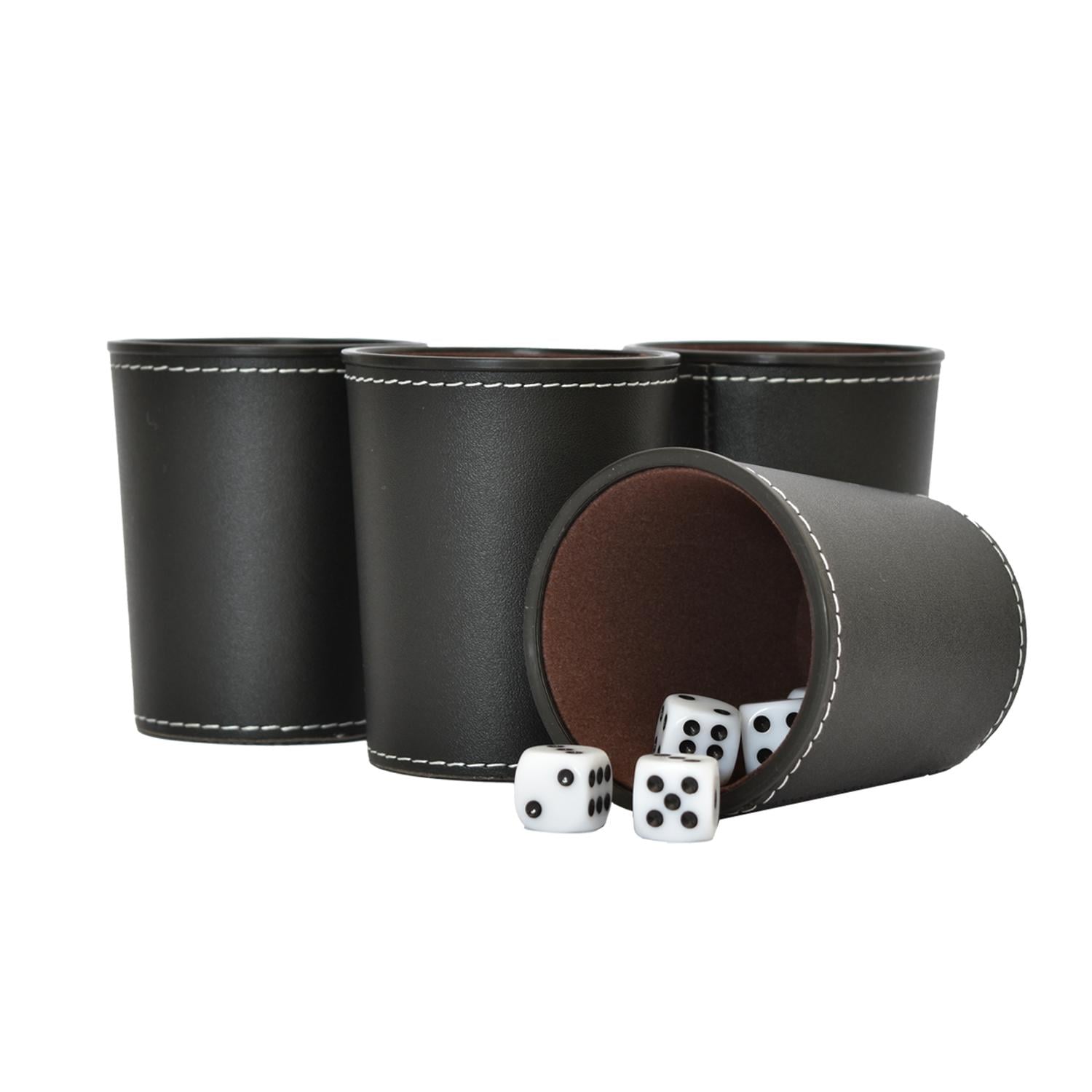 JUEGO DE 4 CACHOS ECO CUERO NEGRO SIMPLIT - 1