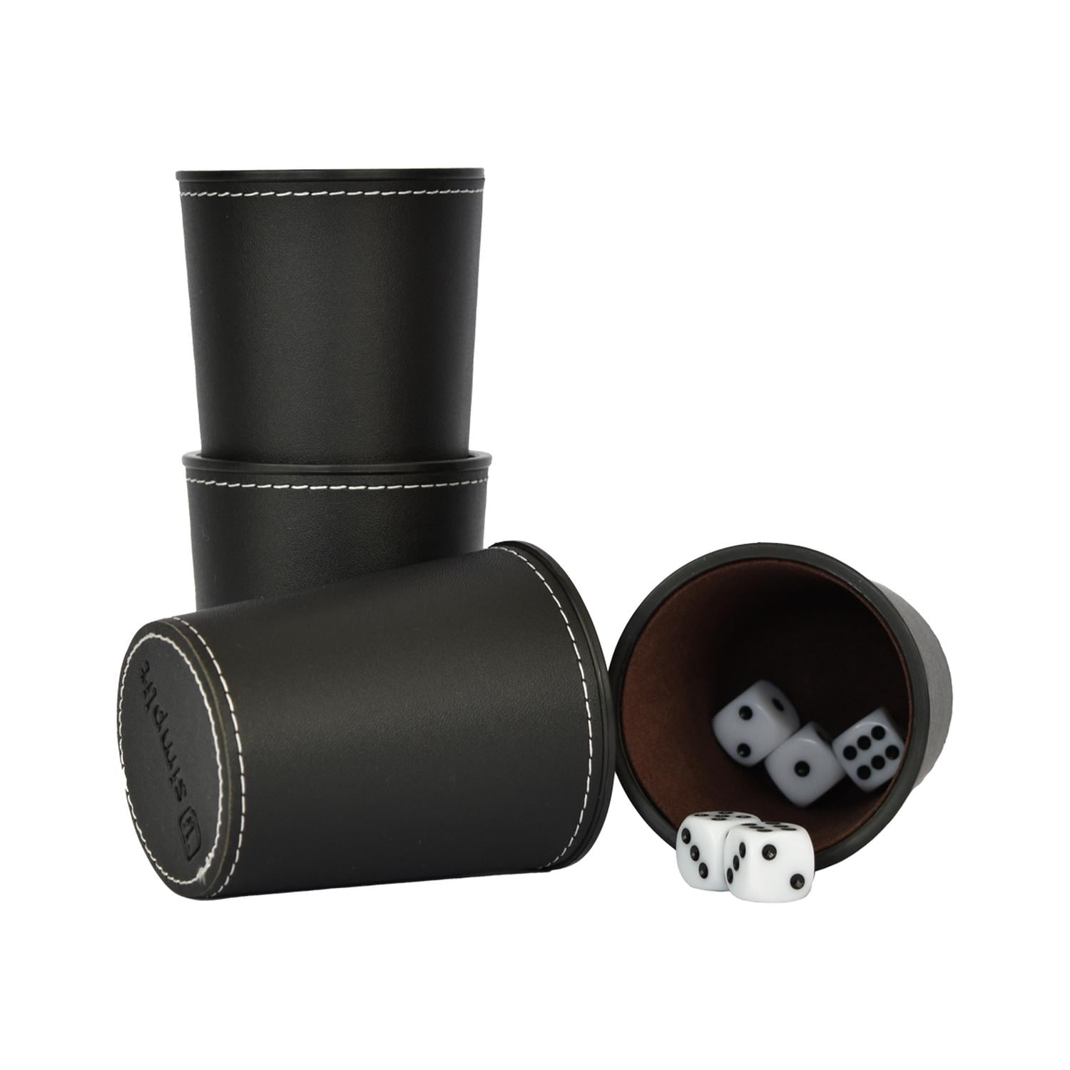 JUEGO DE 4 CACHOS ECO CUERO NEGRO SIMPLIT - 5