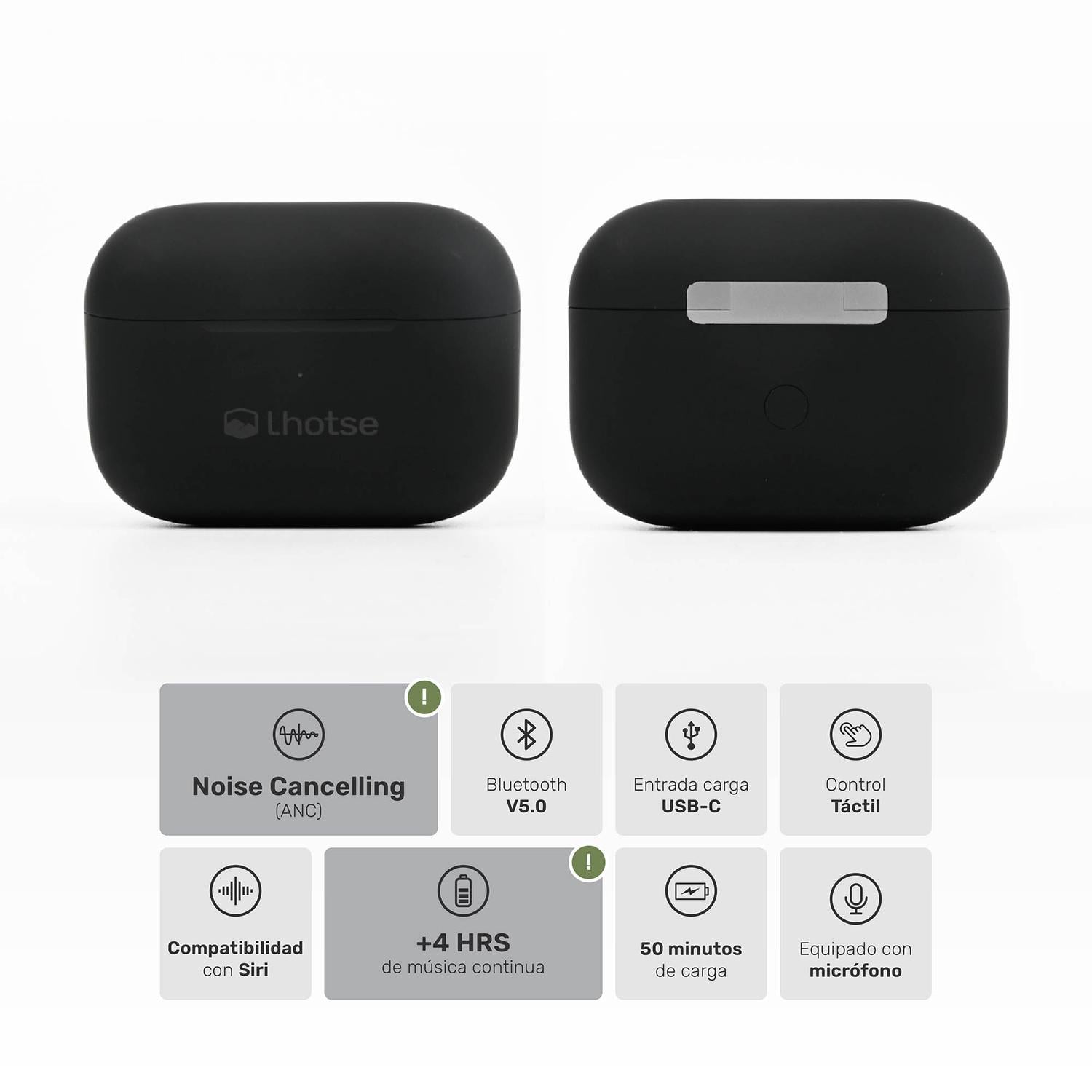 AUDÍFONOS LHOTSE RM7 PRO BLUETOOTH NEGRO - 3