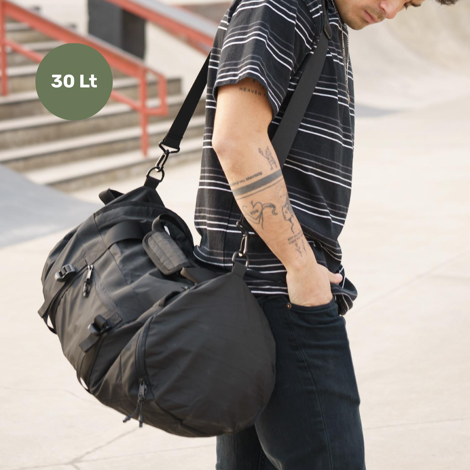 BOLSO DEPORTIVO LHOTSE DUFFEL 30 LTS BAG NEGRO - 2