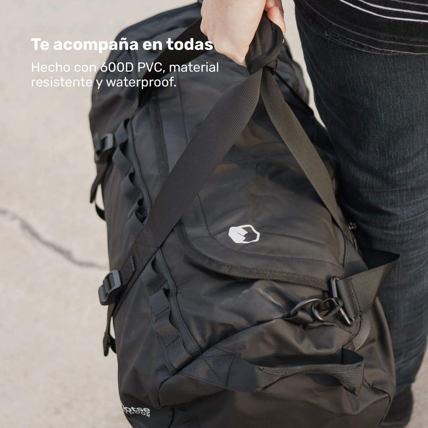 BOLSO DEPORTIVO LHOTSE DUFFEL 30 LTS BAG NEGRO - 5