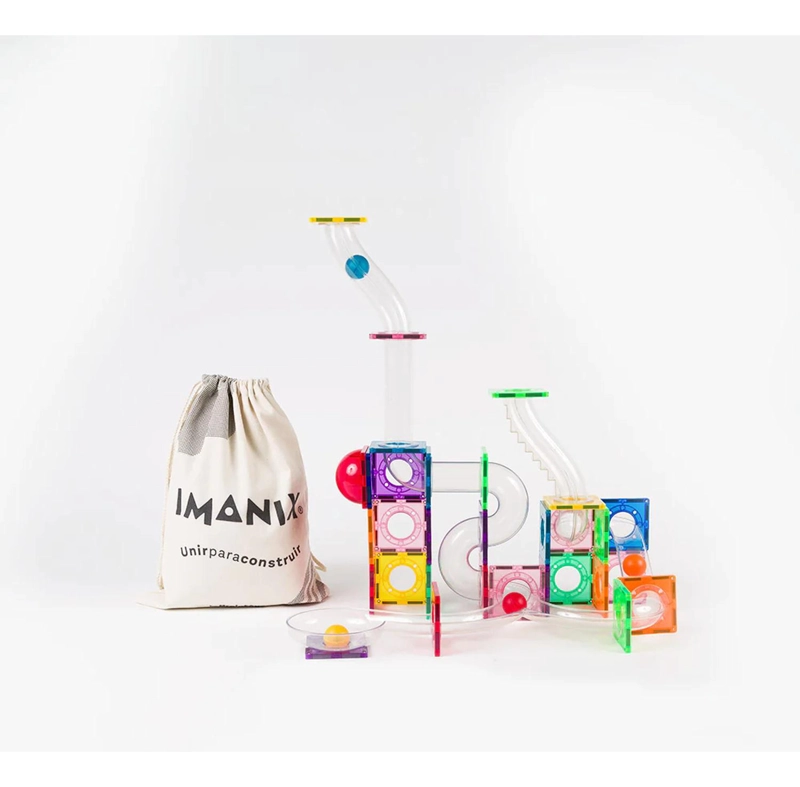 JUGUETE IMANIX MULTICOLOR TOBOGÁN 70 PIEZAS MAGNÉTICAS - 4