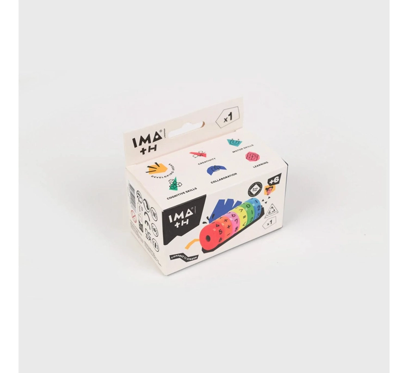JUGUETE BRAINTOYS MULTICOLOR MAGNEMATH JUEGO COMBINACIONES NUMÉRICAS - 2