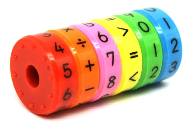 JUGUETE BRAINTOYS MULTICOLOR MAGNEMATH JUEGO COMBINACIONES NUMÉRICAS - 3