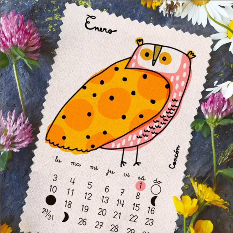 CALENDARIO 2022 PAJARITO DE MIMBRE AVES - 2