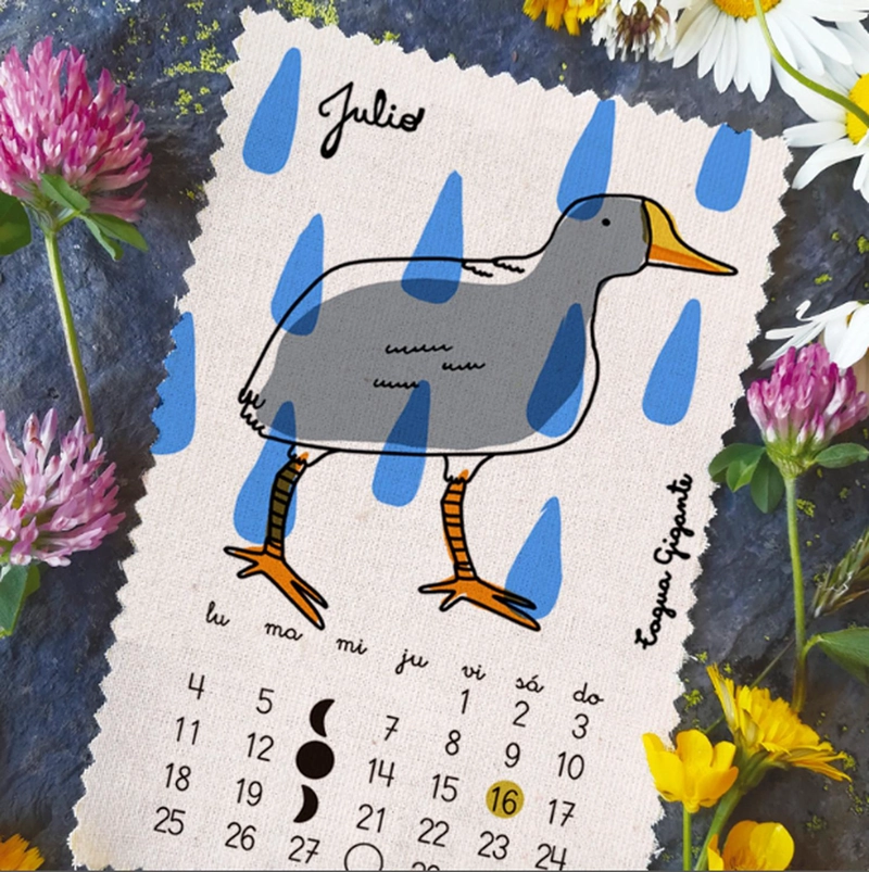 CALENDARIO 2022 PAJARITO DE MIMBRE AVES - 8