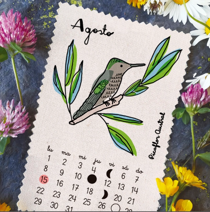 CALENDARIO 2022 PAJARITO DE MIMBRE AVES - 9