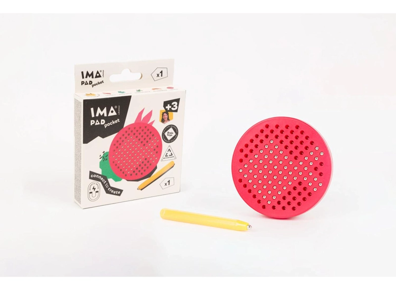 JUEGO MAGNÉTICO IMAPAD POCKET ROJO - 1