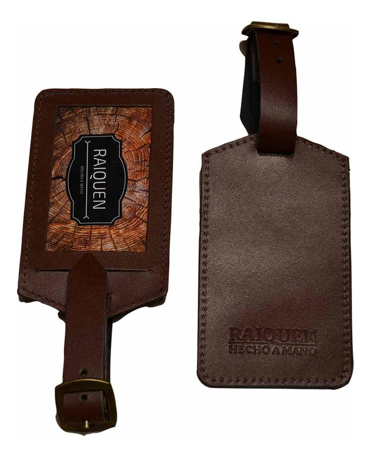 IDENTIFICADOR PARA EQUIPAJE DE CUERO HECHO A MANO RAIQUEN - 3