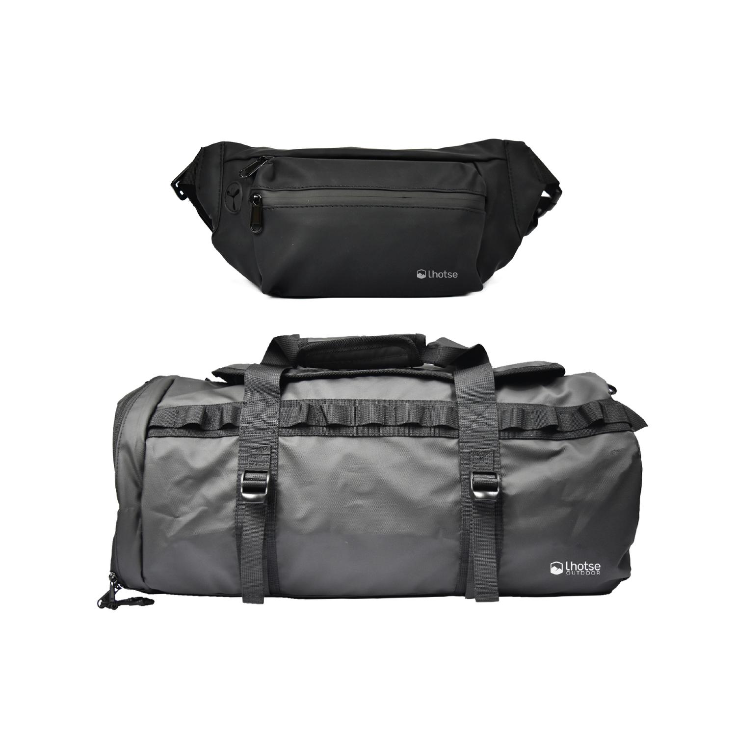 KIT BOLSO DEPORTIVO + BANANO IMPERMEABLE LHOTSE - 1