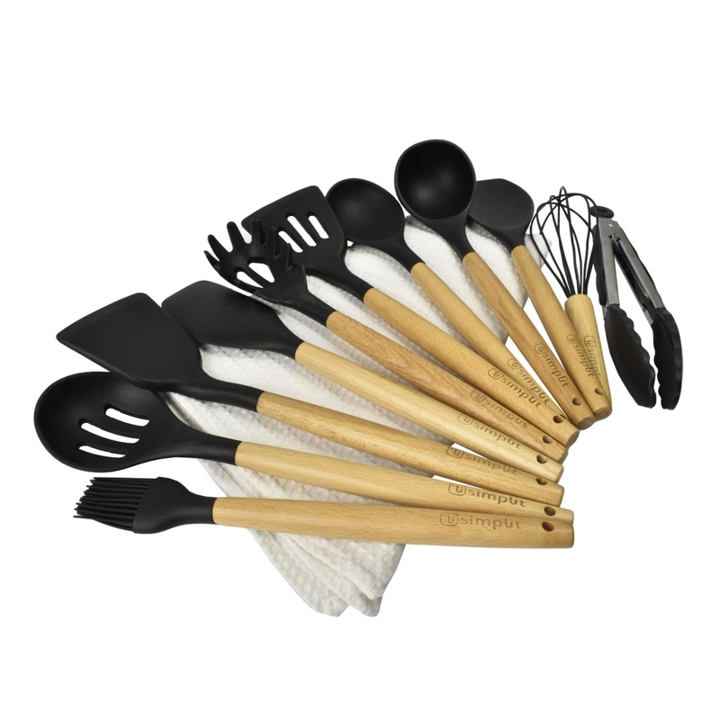 BATERIA COCINA COPPER 7PZS + SET 12 UTENSILIOS NEGRO SIMPLIT - 6