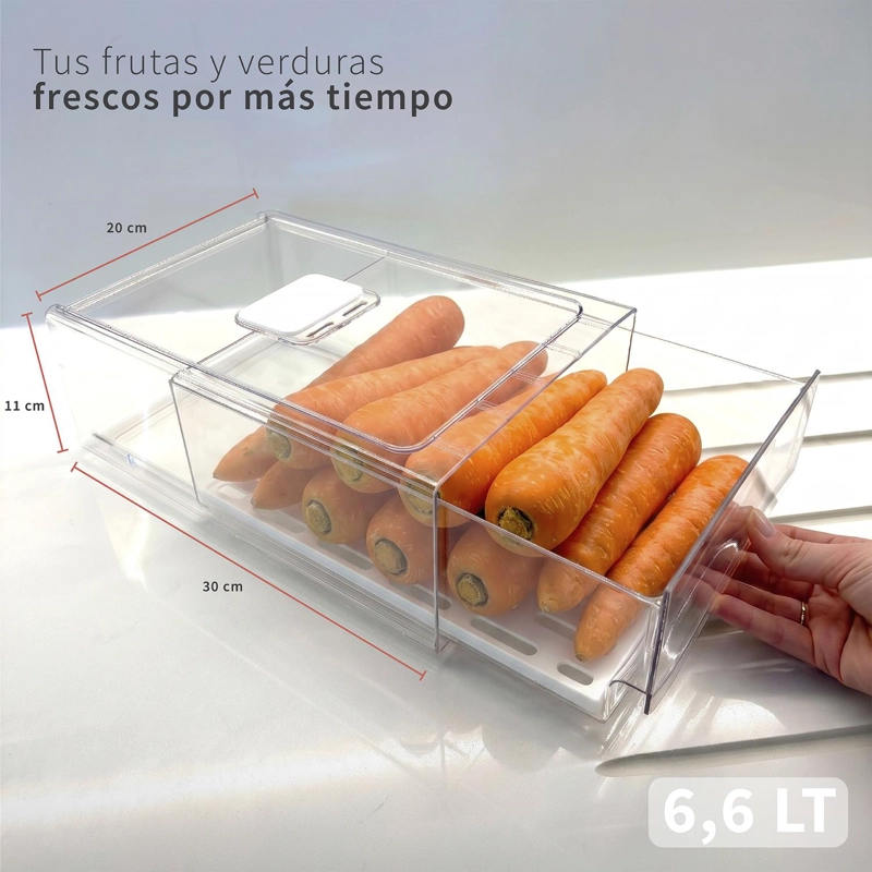 ORGANIZADOR REFRIGERADOR CON DRENAJE L SIMPLIT - 3