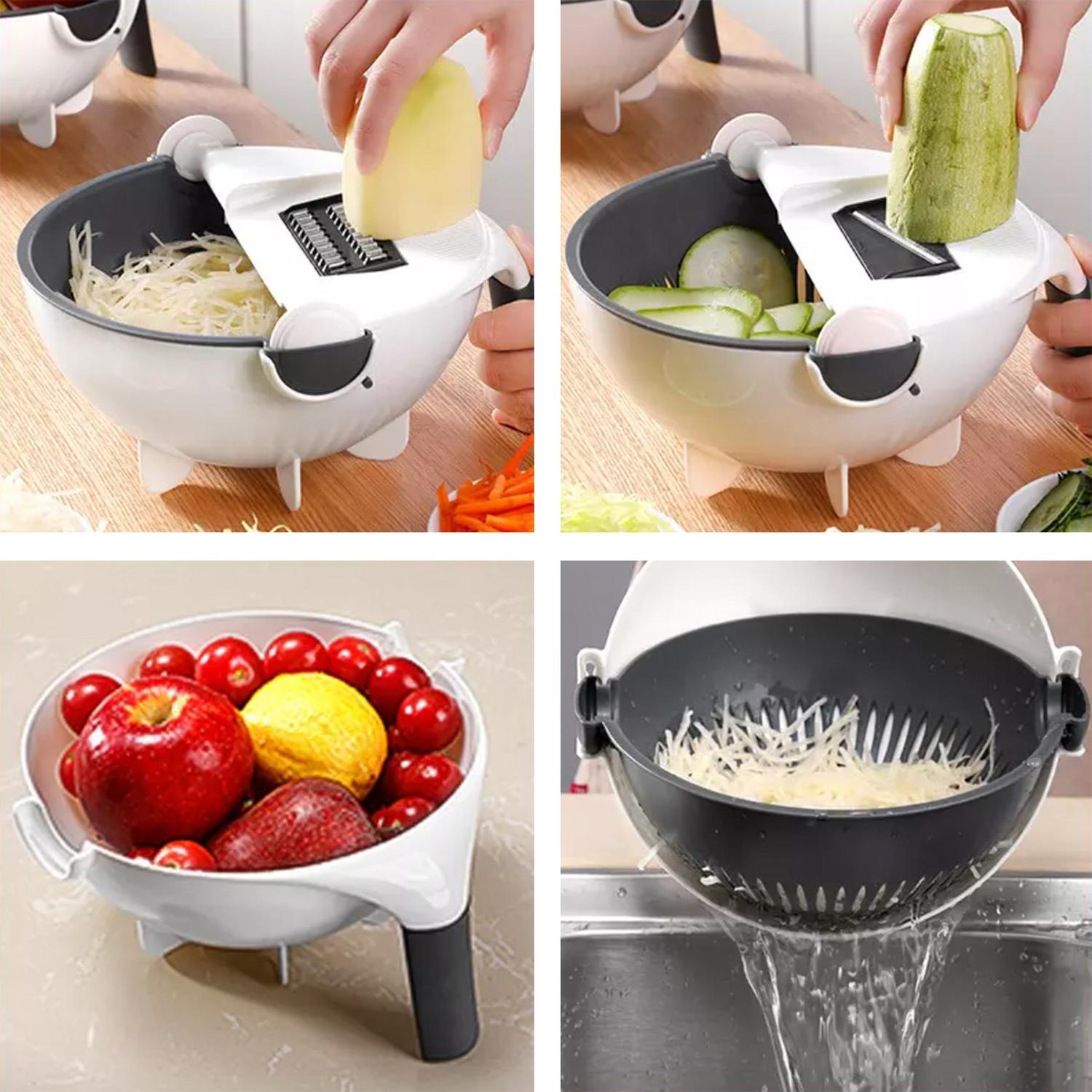 BOWL CORTADOR RALLADOR DE VERDURAS MULTIFUNCIONAL SIMPLIT - 2