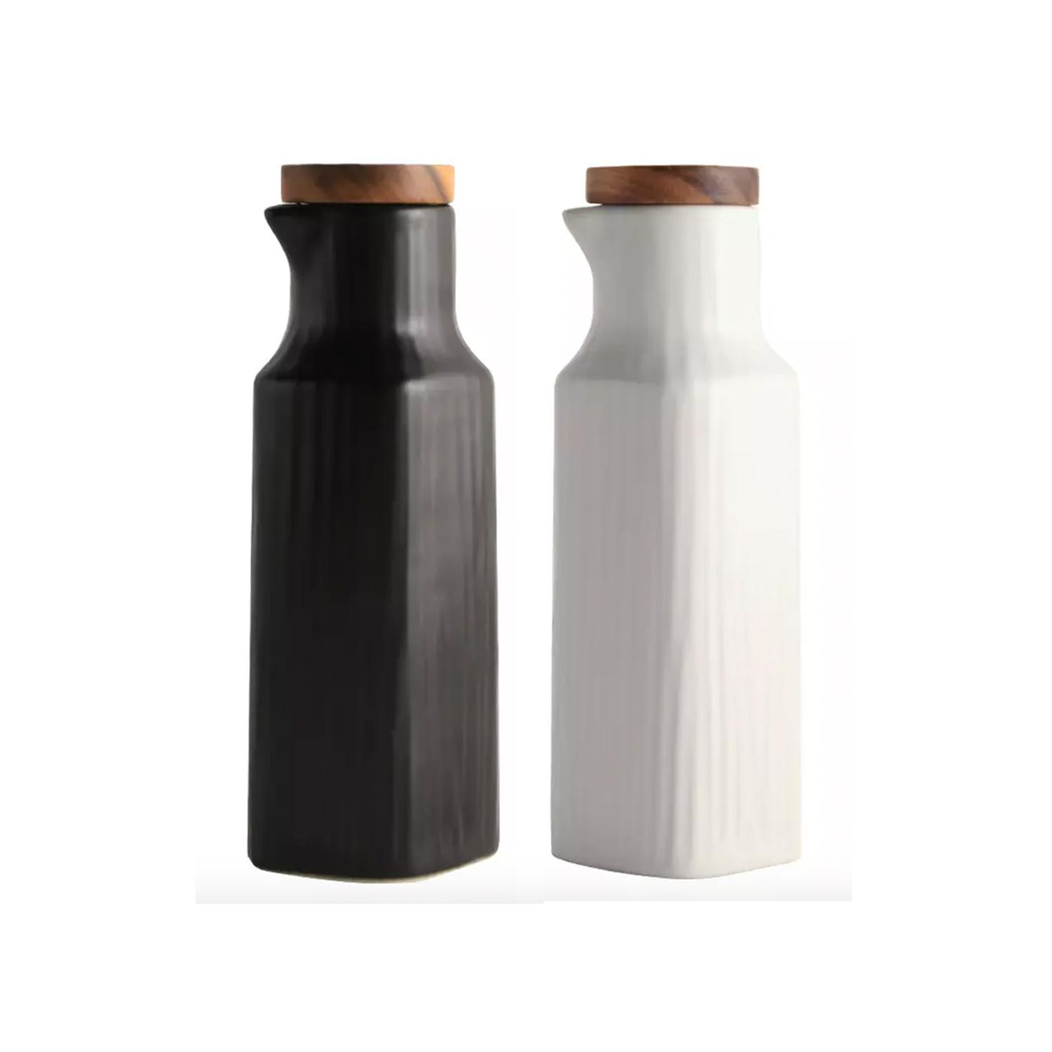 SET ALCUZA CERAMICA 2 PIEZAS CUADRADA 500 ML SIMPLIT - 1