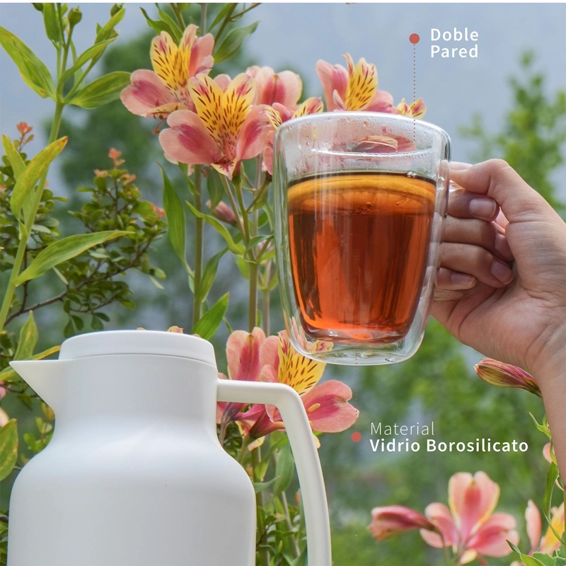 TAZA DE VIDRIO DOBLE PARED 350 ML SIMPLIT - 7