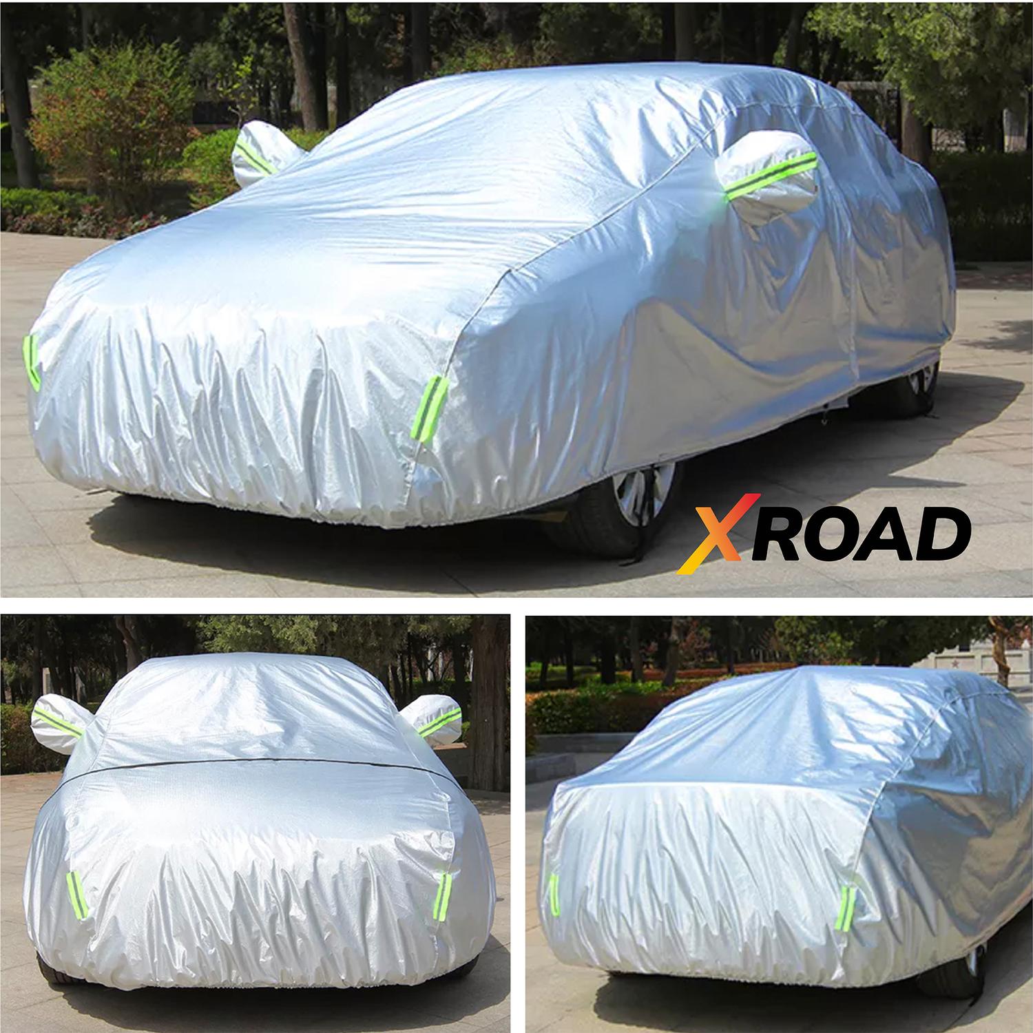 CARPA FUNDA CUBRE AUTO XROAD IMPERMEABLE PREMIUM CON FELPA - 2