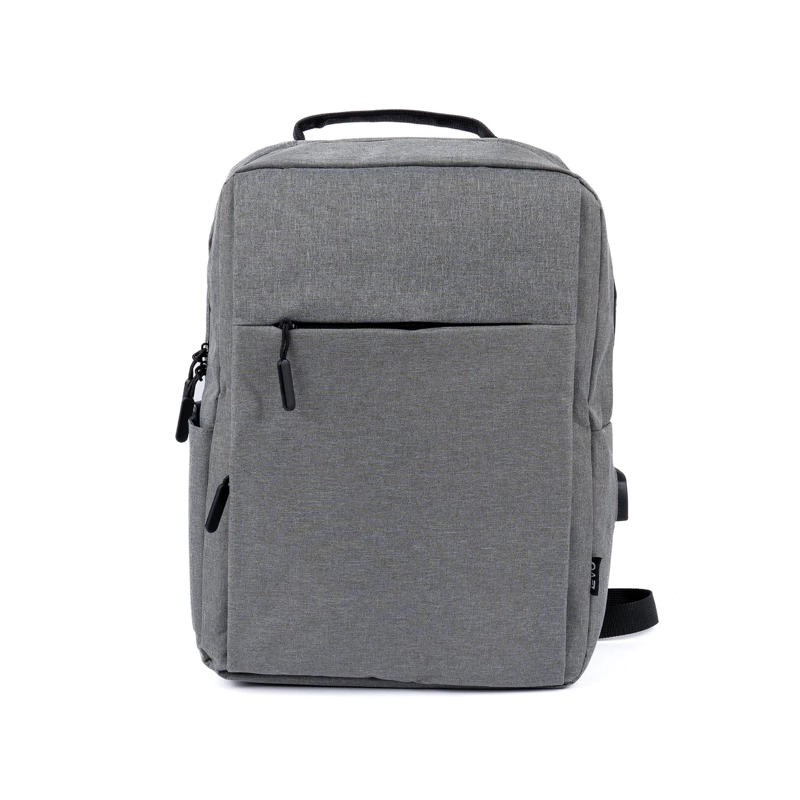 MOCHILA PARA NOTEBOOK CON PUERTO USB 15' GRIS LEVO - 1