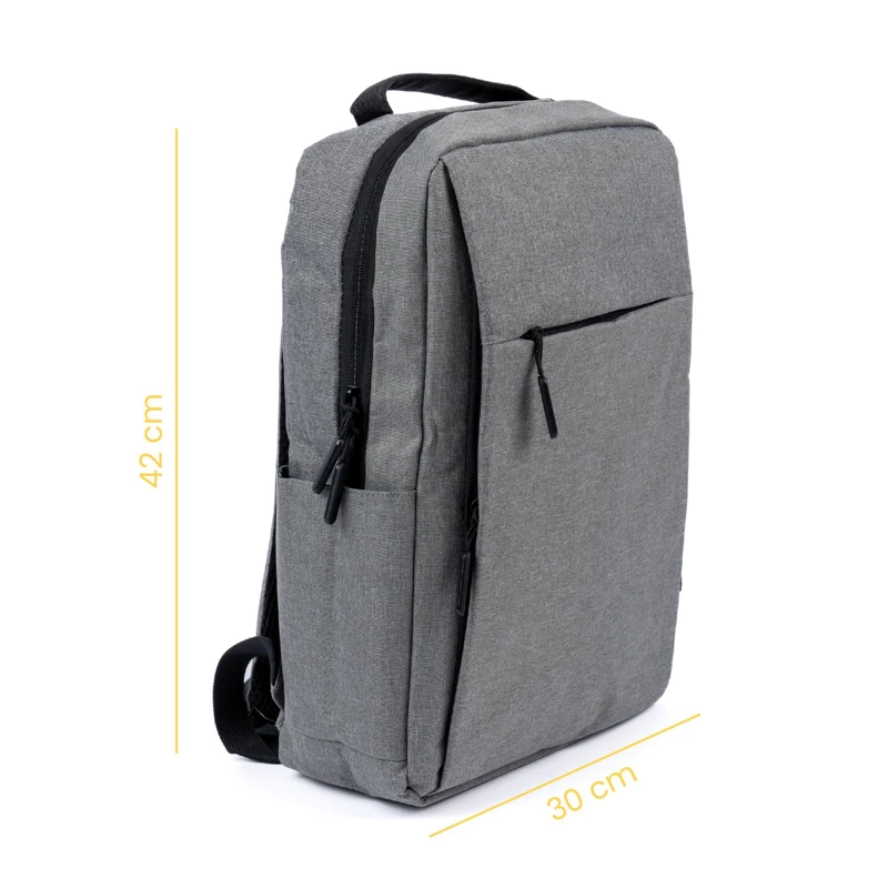 MOCHILA PARA NOTEBOOK CON PUERTO USB 15' GRIS LEVO - 7