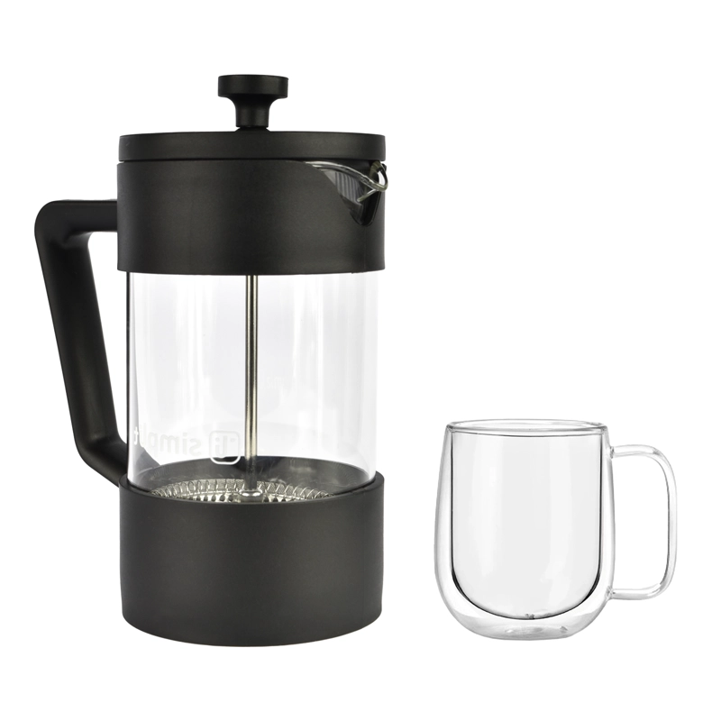 PACK CAFETERA FRANCESA 600ML +TAZA DOBLE PARED 300ML SIMPLIT - 1