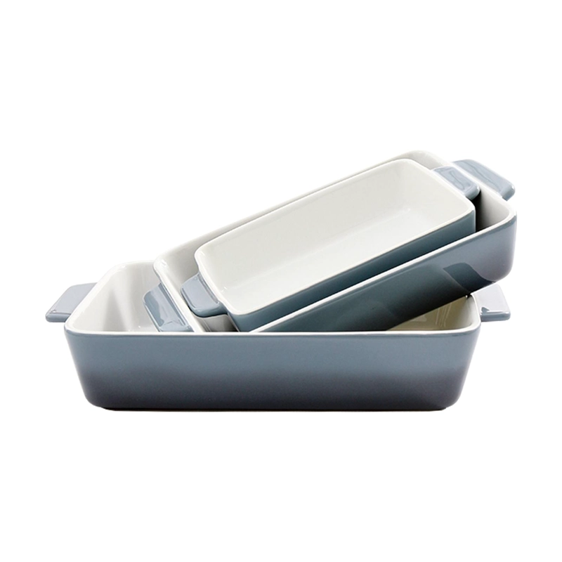 SET 3 FUENTES DE CERAMICA PARA HORNO CELESTE SIMPLIT