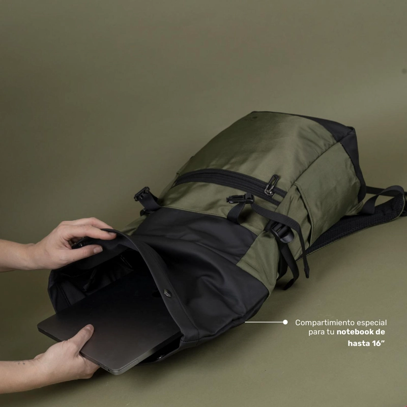 MOCHILA VOLCANO LHOTSE 19 LT VERDE - 4