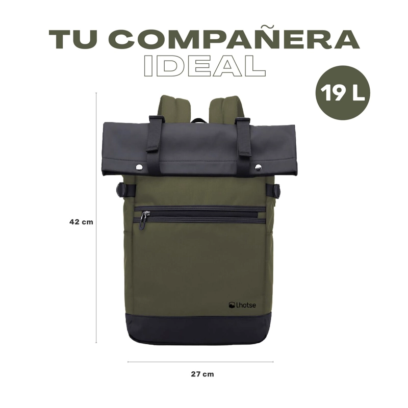 MOCHILA VOLCANO LHOTSE 19 LT VERDE - 8
