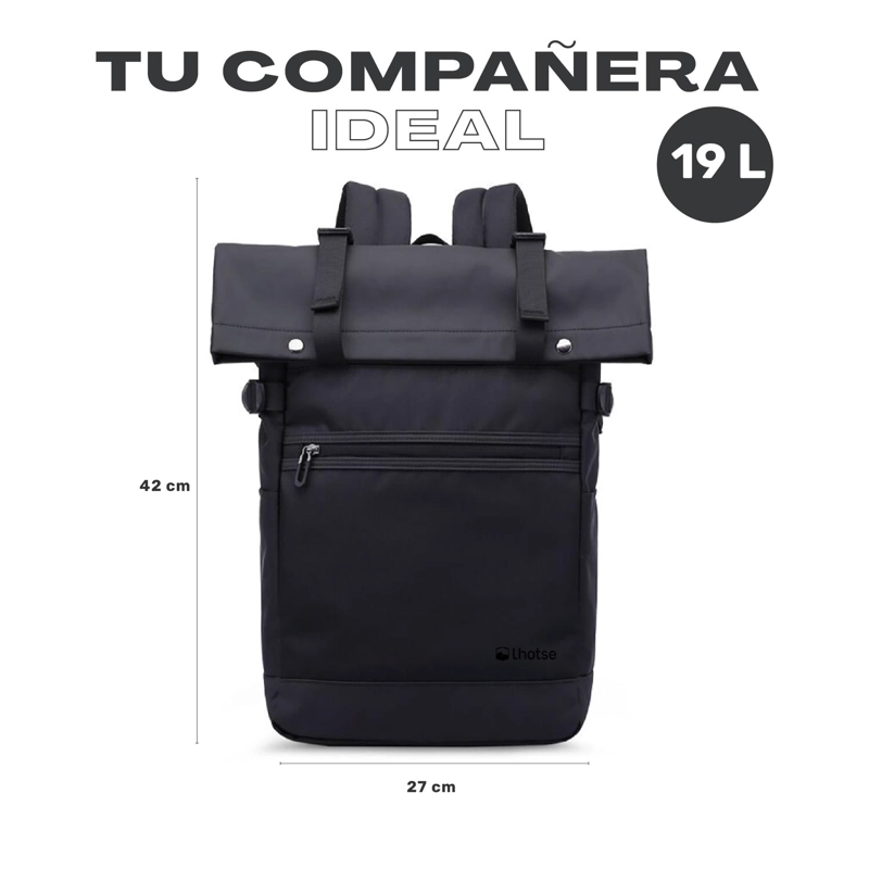 MOCHILA VOLCANO LHOTSE 19 LT NEGRO - 8
