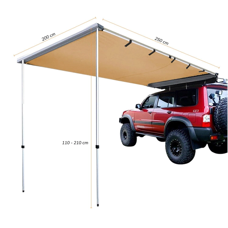 TOLDO CAMPING XROAD PARA 4 PERSONAS LATERAL AUTO TECHO - 5