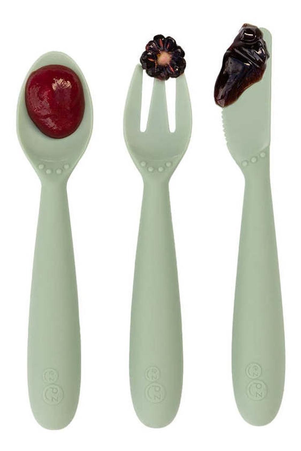 SET DE CUBIERTOS HAPPY VERDE EZPZ - 1