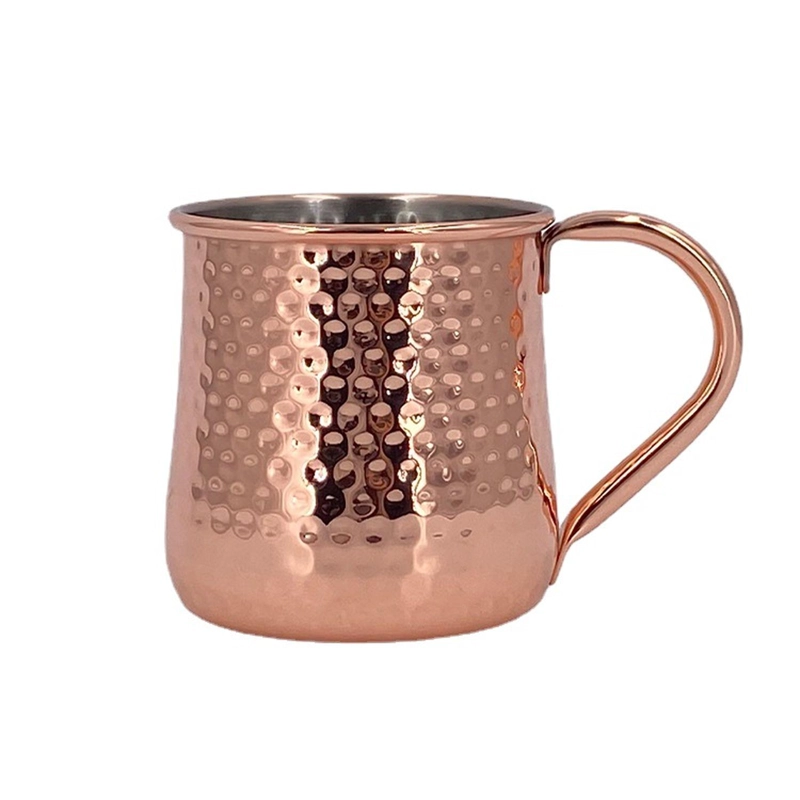 SET 2 VASOS COBRE MOSCOW MULE MOJITO BAR + BOMBILLA SIMPLIT - 1