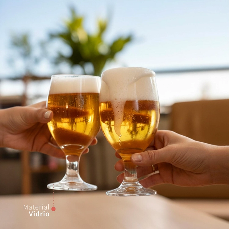 SET 6 VASO COPA CERVEZA COLLINS 420ML SIMPLIT - 4