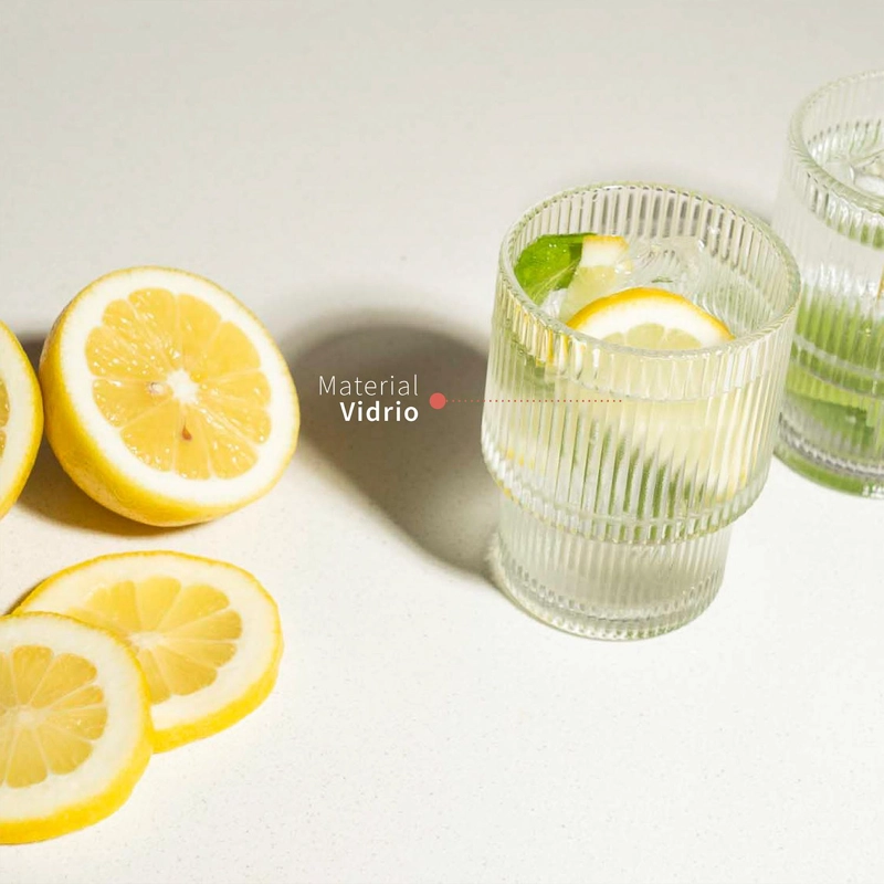 SET 6 VASOS CORTO VINTAGE CHARLOTTE 200ML SIMPLIT - 4