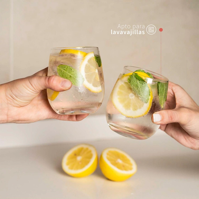 SET 6 VASOS REDONDOS VIRGINIA 340ML SIMPLIT - 5