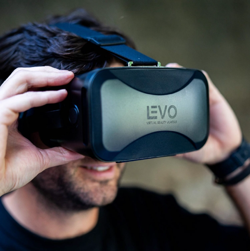 LENTES DE REALIDAD VIRTUAL VR BOX ULTRA + AUDIFONOS LEVO - 7