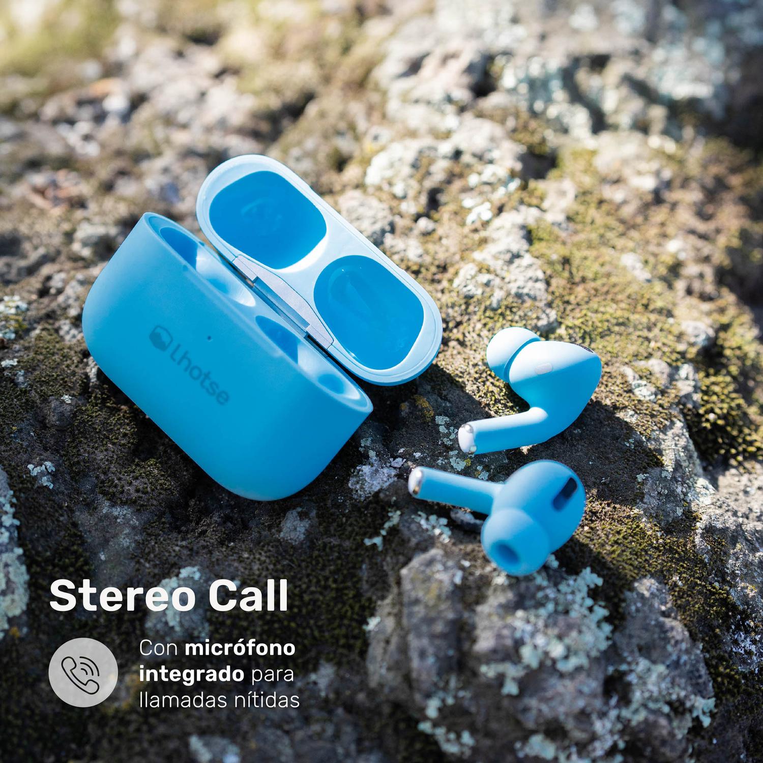 AUDÍFONOS LHOTSE RM7 PRO BLUETOOTH CELESTE - 6