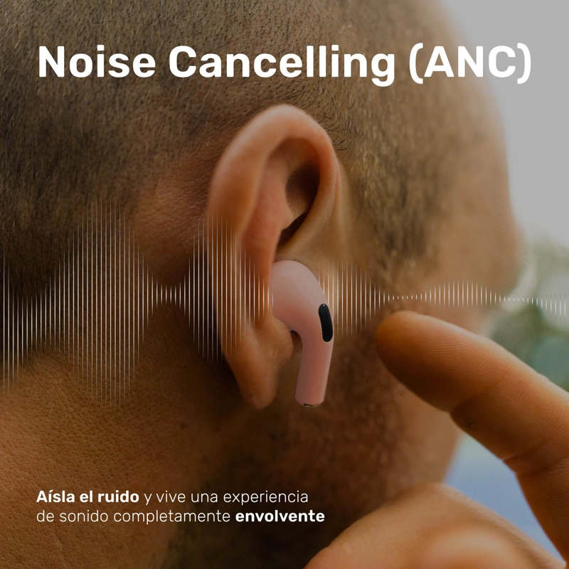 AUDÍFONOS LHOTSE RM7 PRO BLUETOOTH ROSADO - 2