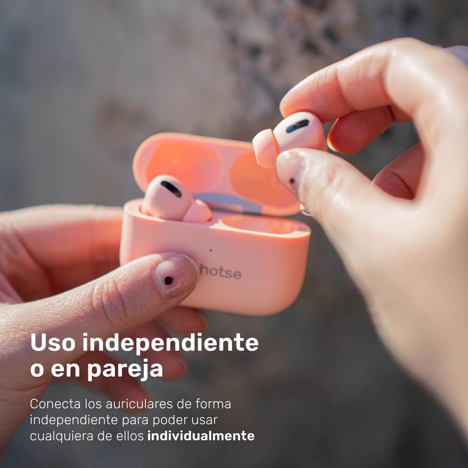AUDÍFONOS LHOTSE RM7 PRO BLUETOOTH ROSADO - 4