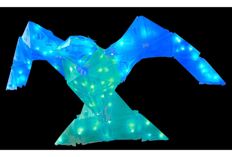 ROMPECABEZAS CON ILUMINACION 3D CREATTO MULTICOLOR GRANDE TIBURON - 6