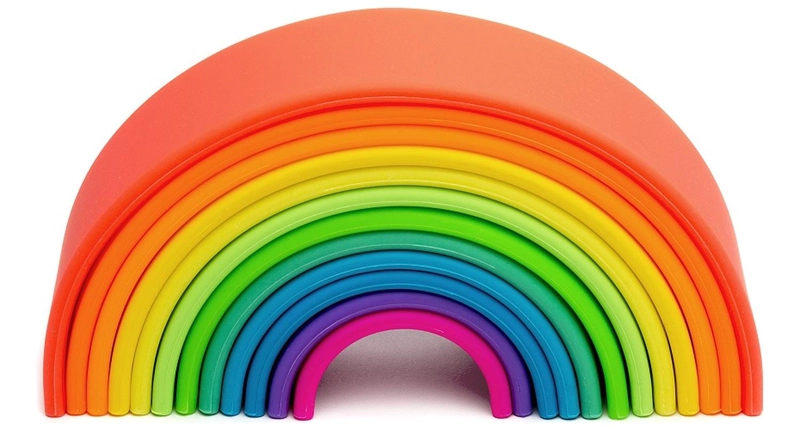JUGUETE DËNA ARCOIRIS DE COLORES 12PCS - 3