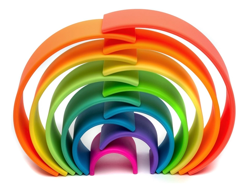 JUGUETE DËNA ARCOIRIS DE COLORES 12PCS - 5