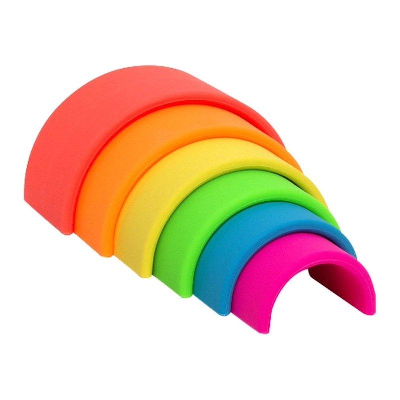 JUGUETE ARCOIRIS DE COLORES 6PCS DËNA - 1