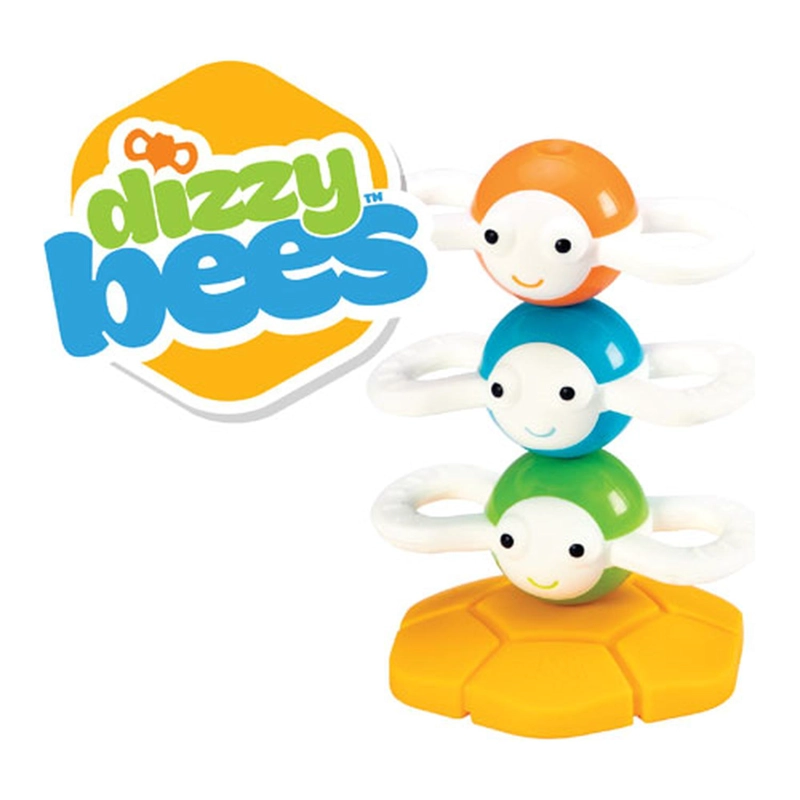 MORDEDOR APILABLE CON IMAN FATBRAIN TOYS MULTICOLOR DIZZY BEES - 2