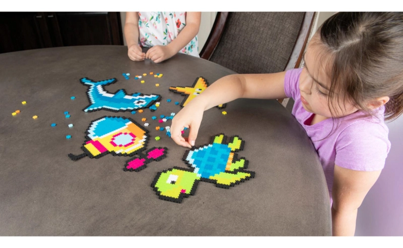 PUZZLE FATBRAIN TOYS MULTICOLOR JIXELZ 1500 PC SET BAJO EL MAR - 8