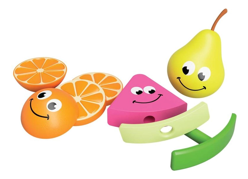 PUZZLE FATBRAIN TOYS MULTICOLOR FRUIT FRIENDS SONAJERO - 1