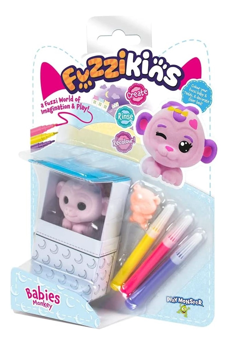 JUGUETE FUZZIKINS MULTICOLOR BEBÉ MONO - 1
