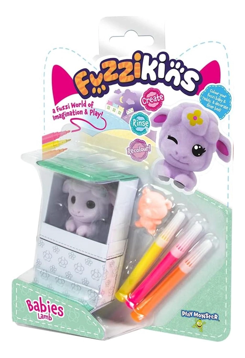JUGUETE FUZZIKINS MULTICOLOR BEBÉ OVEJA - 1