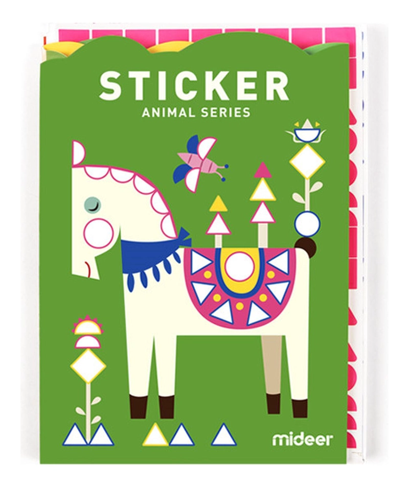 STICKERS GEOMETRICOS MIDEER ANIMALES - 1