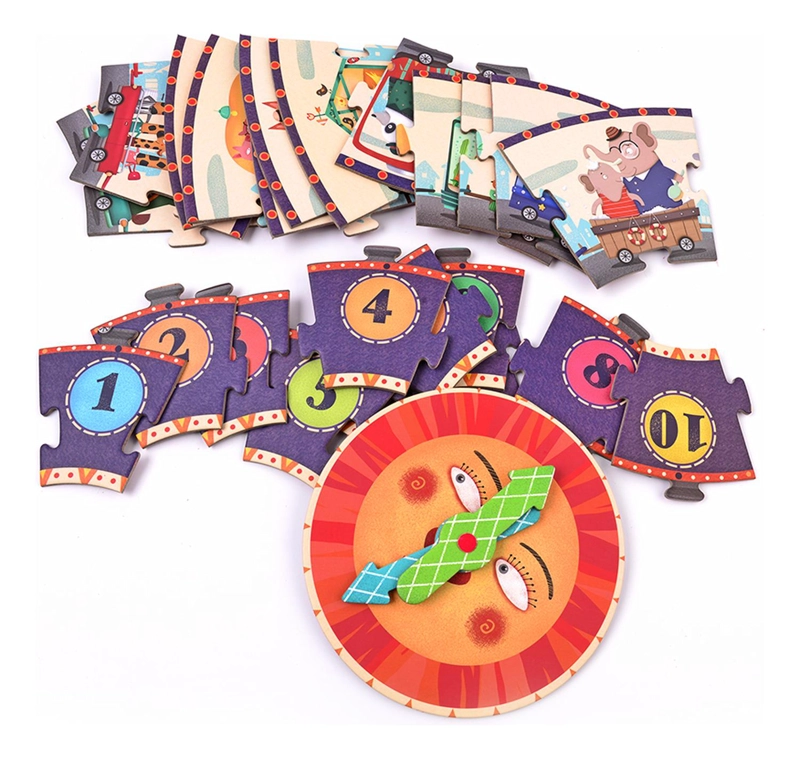 PUZZLE MIDEER MULTICOLOR REDONDO MI VIAJE EN EL TIEMPO 25PCS - 3