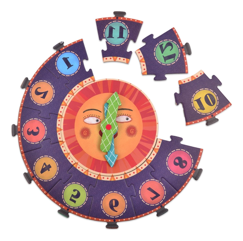 PUZZLE MIDEER MULTICOLOR REDONDO MI VIAJE EN EL TIEMPO 25PCS - 5